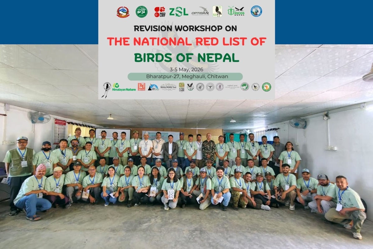 National Consultative Workshop on Nepal’s Bird Red List Successfully Concluded in Chitwan